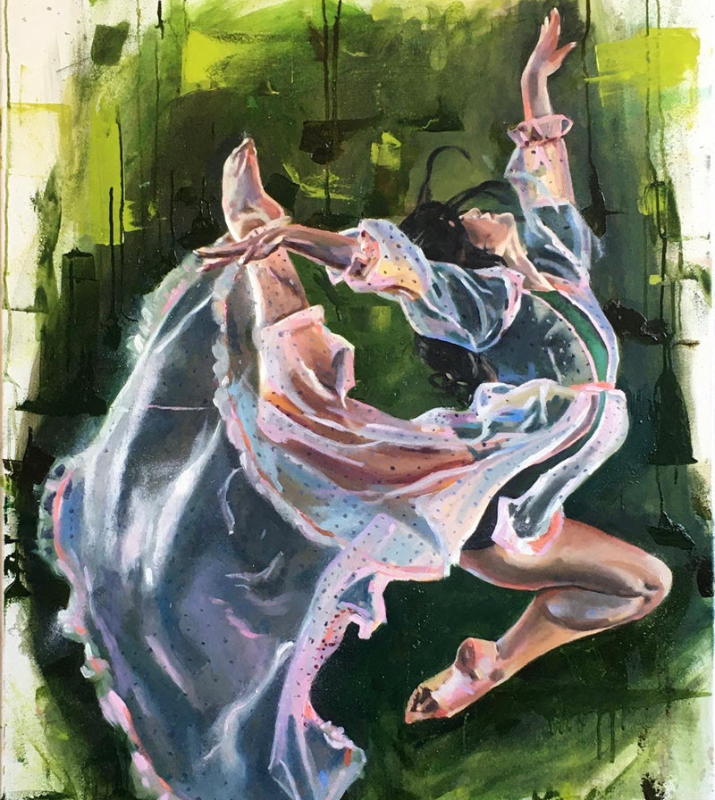"Dancer Study 2" by Tony Lipps